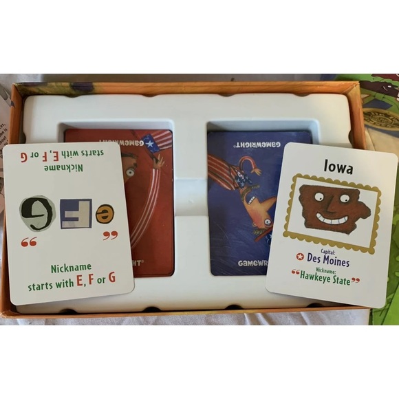 Gamewright The Scrambled States of America USA Geography Learning Card Game 8+ - Picture 6 of 10